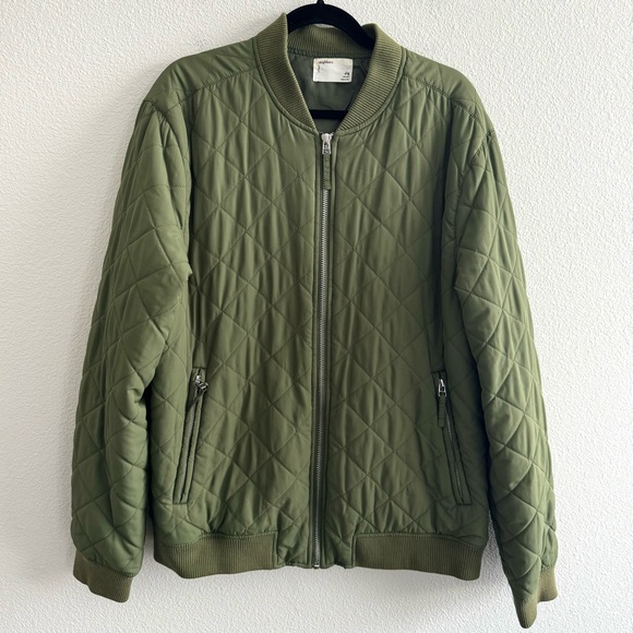 Urban Outfitters Other - Urban Outfitters x Your Neighbors Devon Quilted Bomber Jacket Green